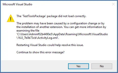Actualizar Visual Studio 2019 para #MSDyn365FO 18