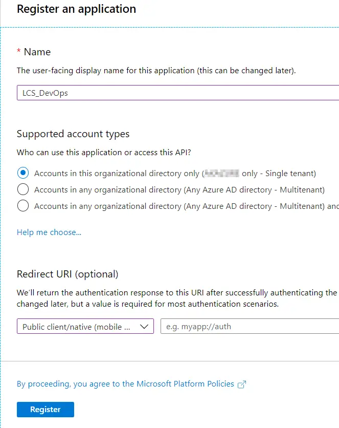 Registrar una app en Microsoft Entra ID