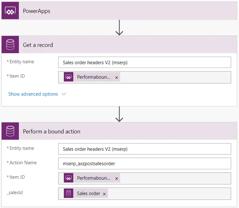 Execute Dynamics 365 OData actions as Dataverse actions using Virtual Entities 6
