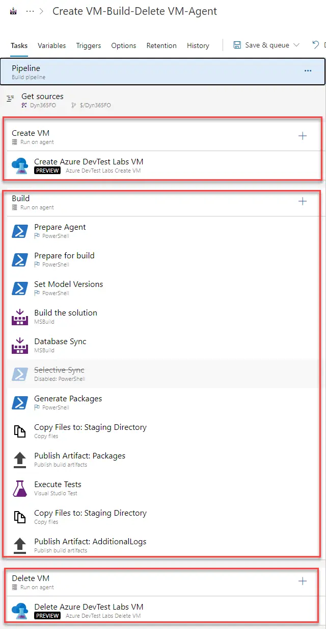 Azure DevTest Labs powered builds for Dynamics 365 FnO 1