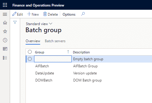 Batch group form