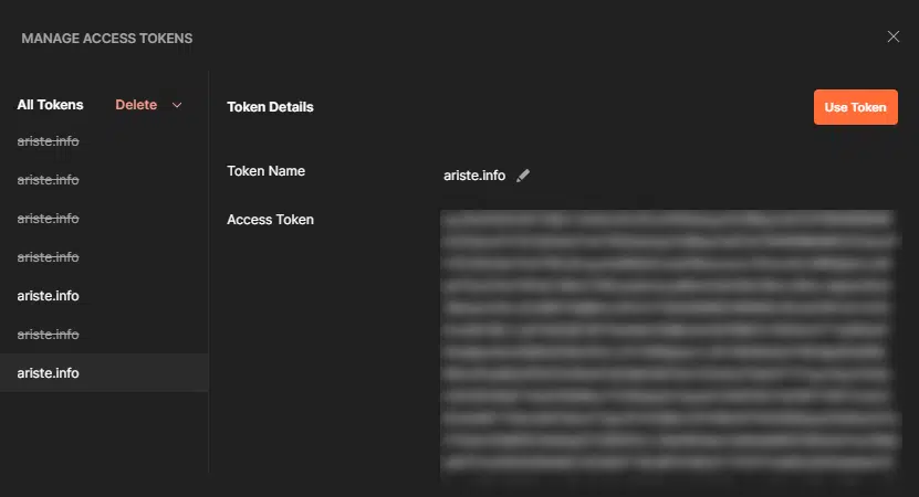 Use Token