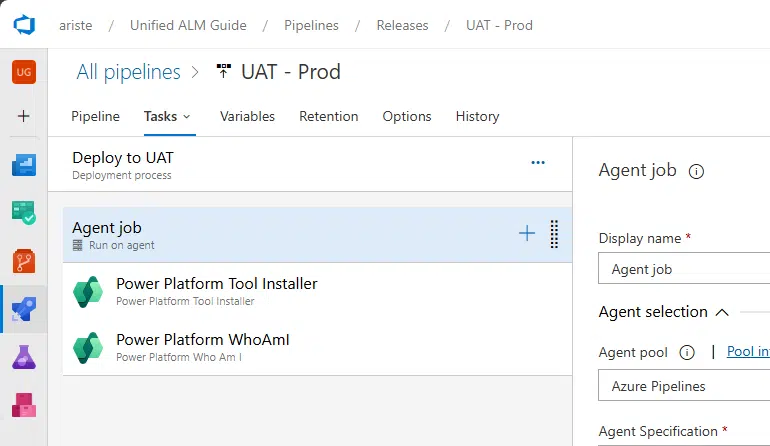 Add Power Platform tasks
